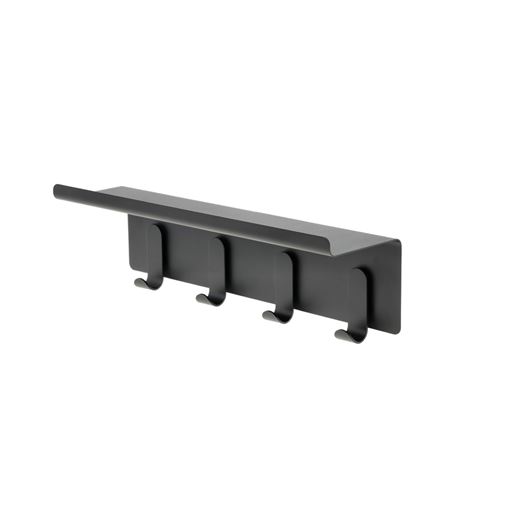 Zone A-Hallway Shelf Knagerække, Black