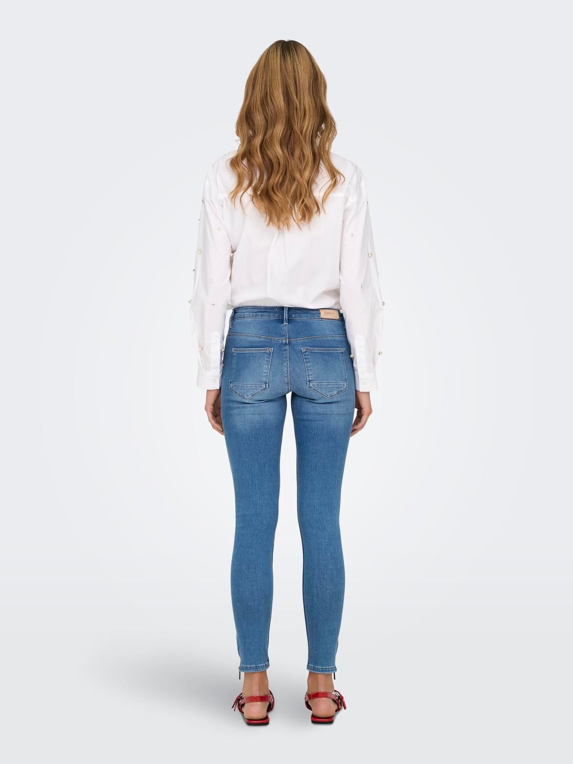 ONLKENDELL Mittlere Taille Skinny Fit Jeans Light Medium Blue Denim
