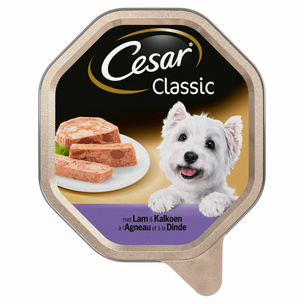 14x Cesar Alu Kalkoen - Lam150 gr