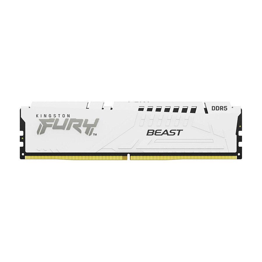 Kingston Fury Beast White - 1 x 16 Go (16 Go) - DDR5 6400 MHz - CL32