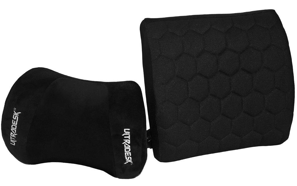 Gaming-Stuhl Throne Schwarz<br>Gaming-Stuhl aus Stoff mit 140 kg Belastbarkeit