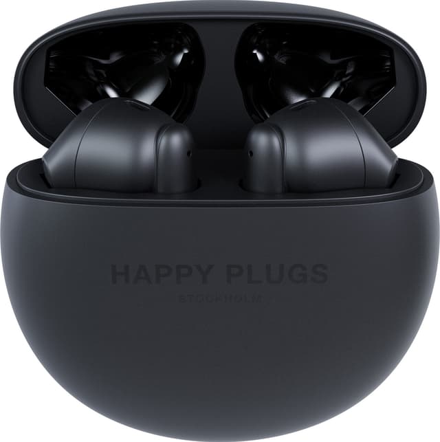 Happy Plugs Joy Lite helt trådløse in-ear høretelefoner (sort)