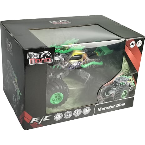 Car Mania Monster Dino bil - fjernstyret truck