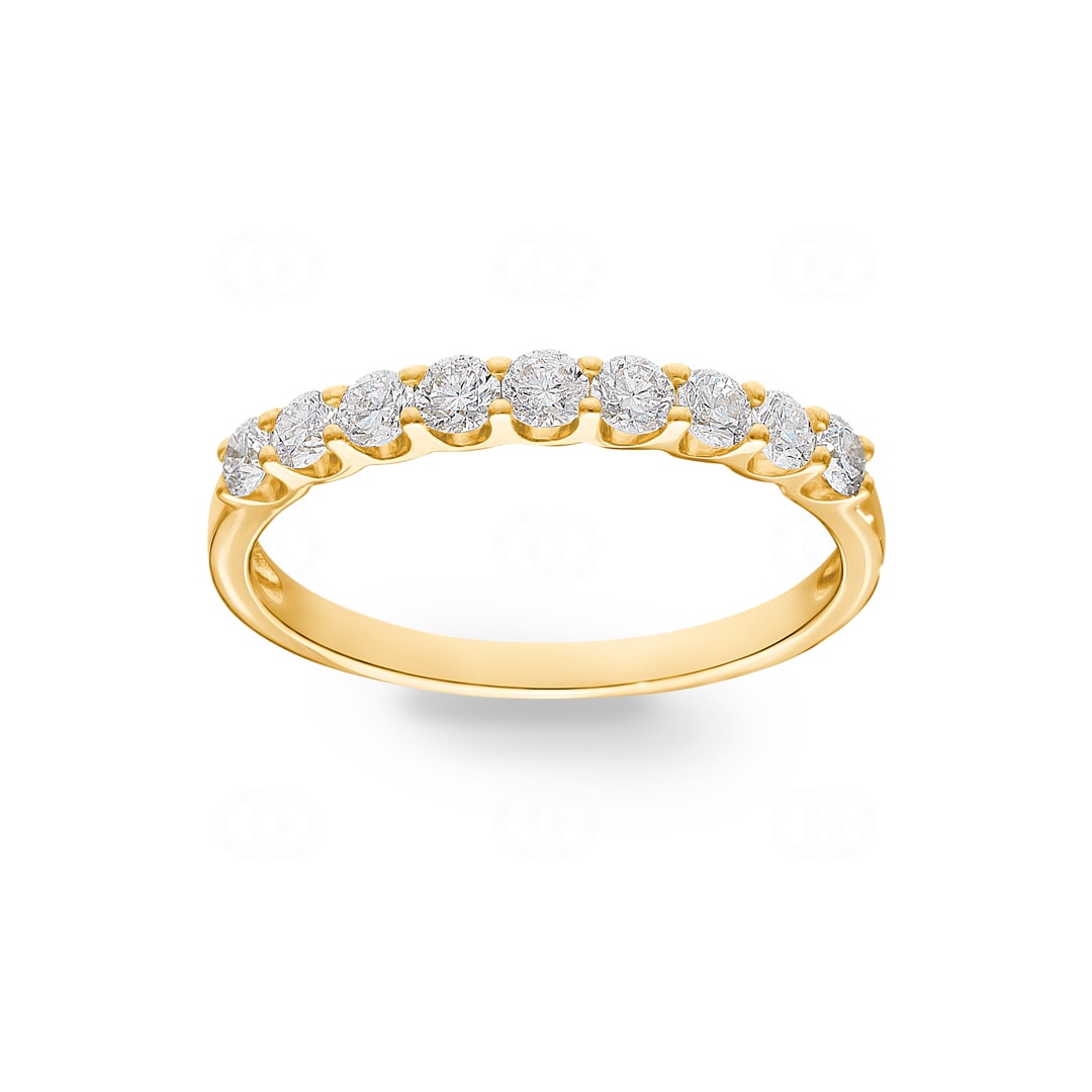 Mémoire-Ring 750/18 K Gelbgold mit Diamanten 0.50 ct H/si