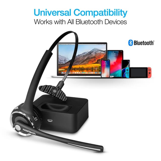 Naztech N980 BT headset m/ladestation