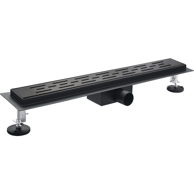 Dynamic Way douchegoot RVS met flens 900x70mm