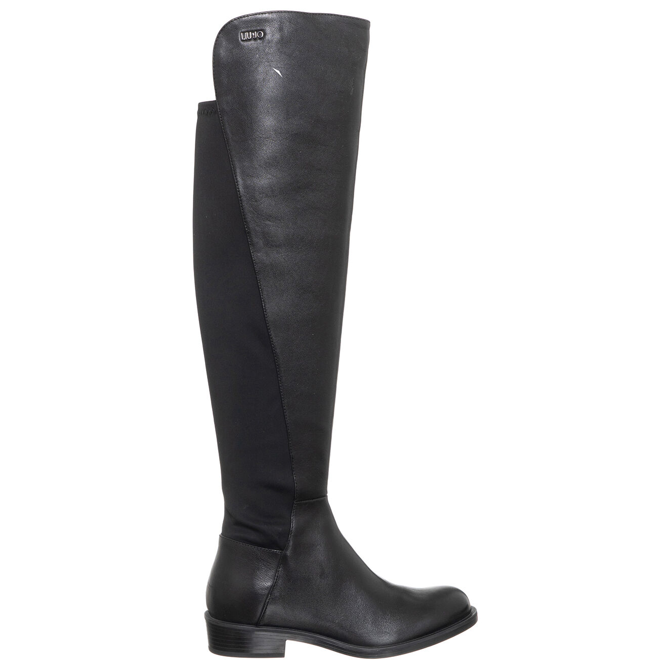 Liu-Jo Bottes en Cuir végétal Flora noires