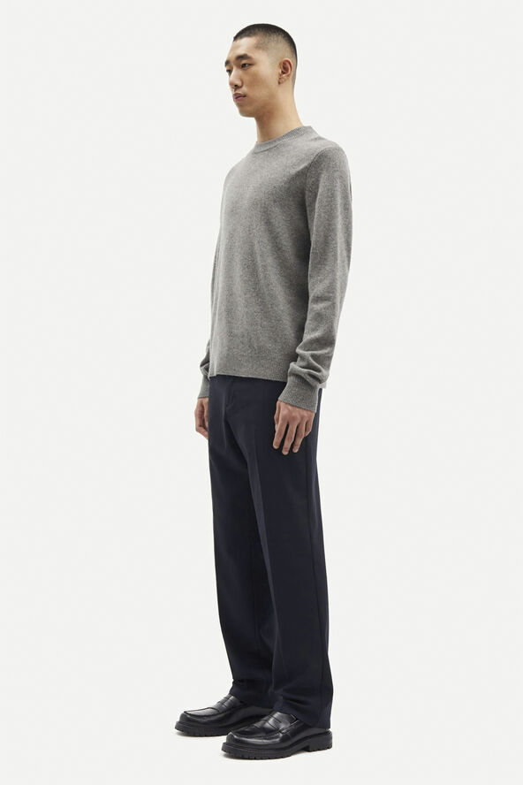Samsøe Samsøe Isak Knit Sweater 15010 Dark grey mel.