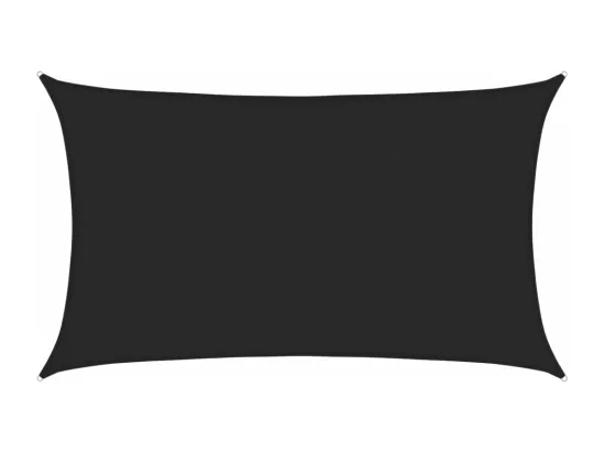 Voile d'ombrage 160 g/m² Noir 5x8 m PEHD