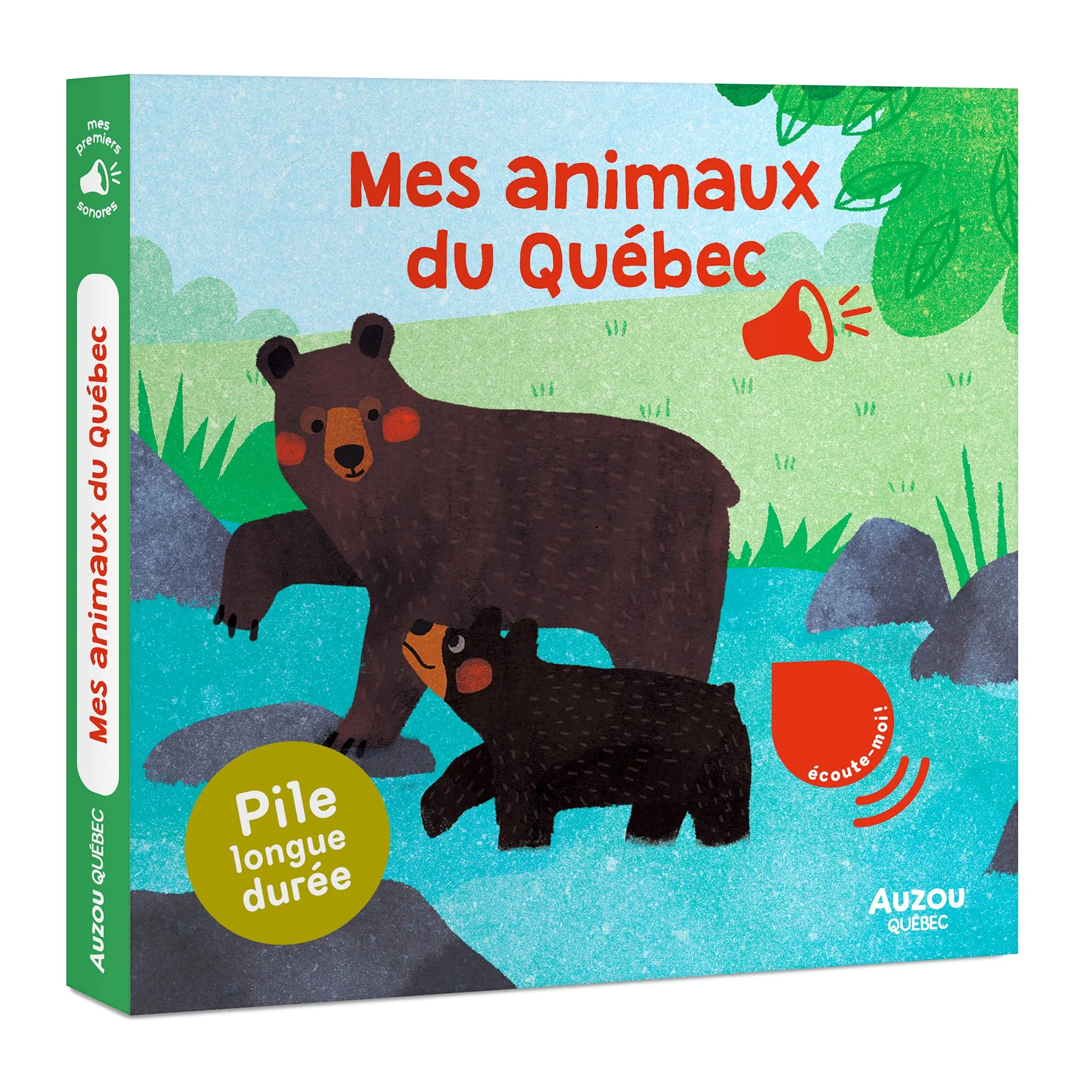Auzou Livre Sonore Mes Animaux du Québec