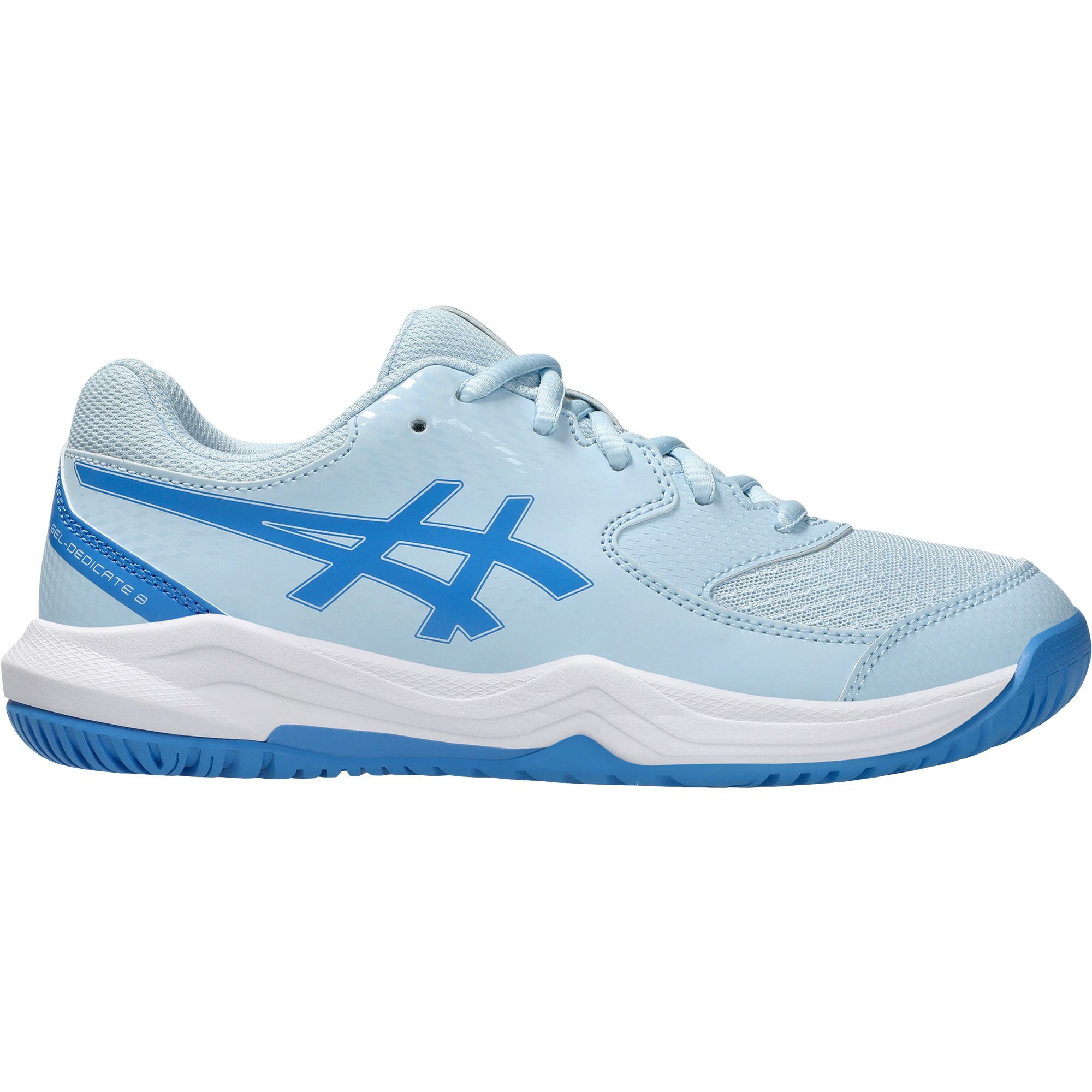 ASICS Gel-Dedicate 8 GS Tennisschuhe Kinder light blue