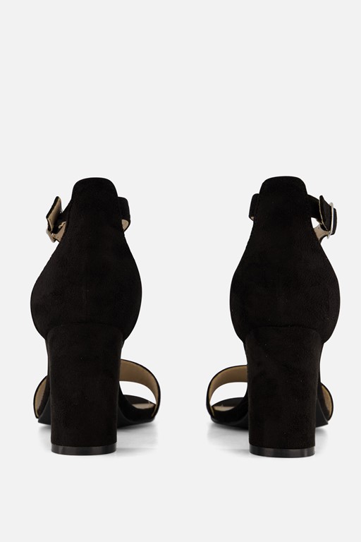 POSH by Poelmansh Sandalen zwart Textiel