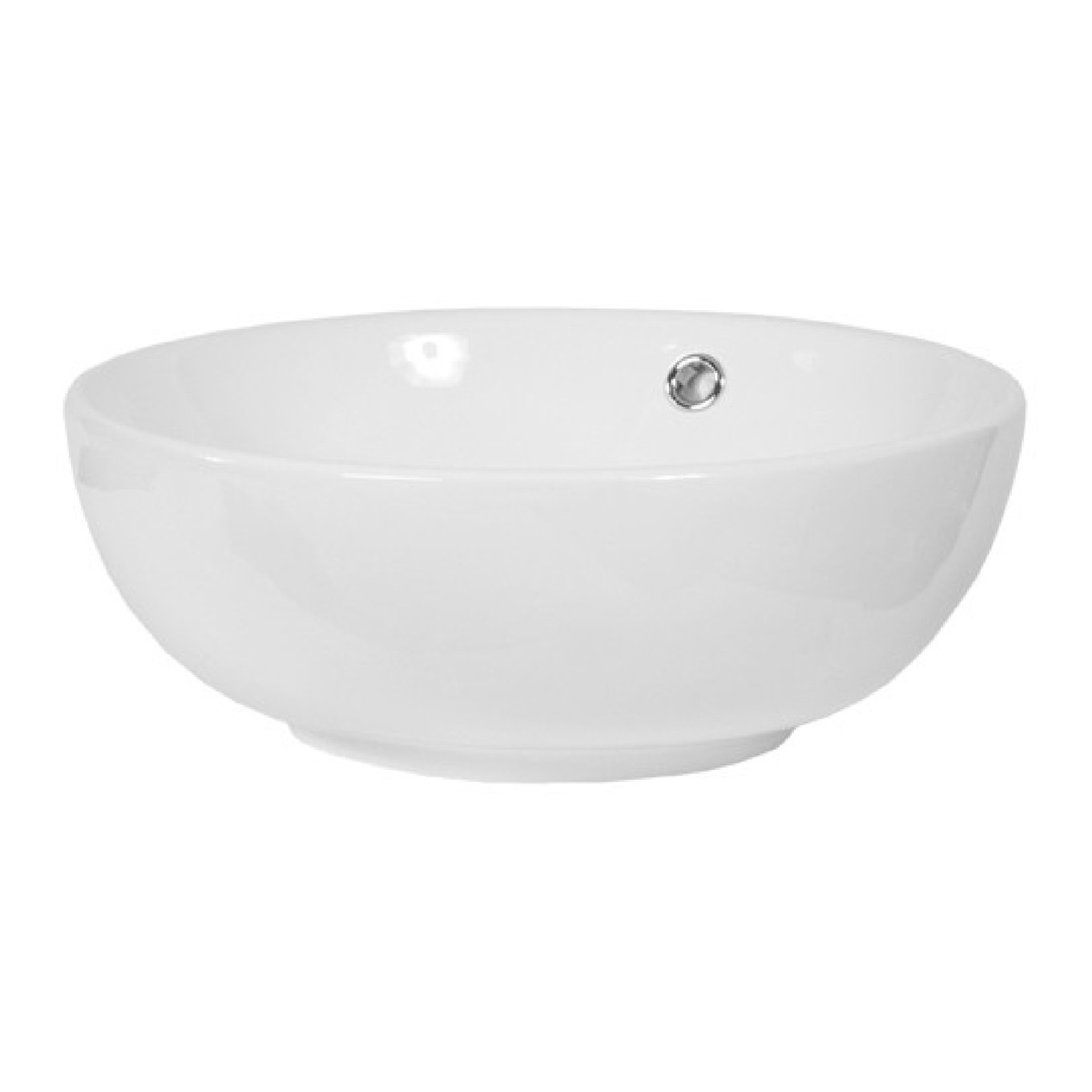 Brauer Sky waskom keramiek 43cm wit glans