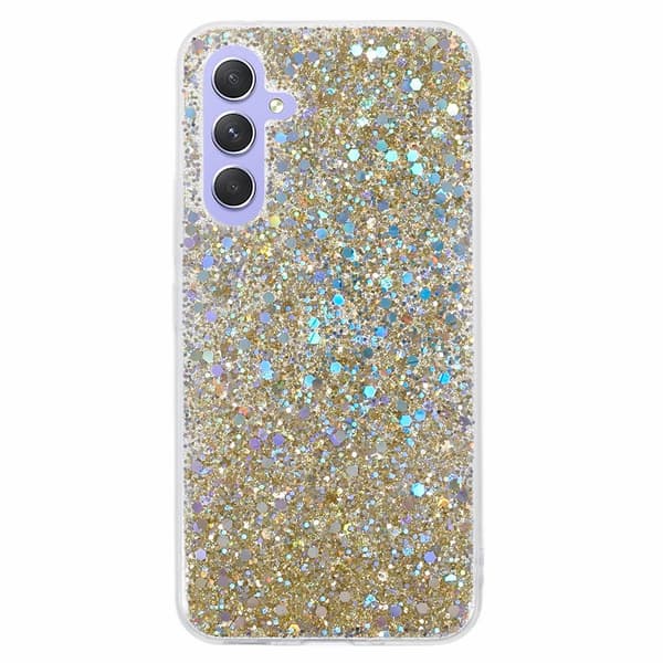 Nordic Covers Samsung Galaxy A55 Deksel Sparkle Series Citrine Gold