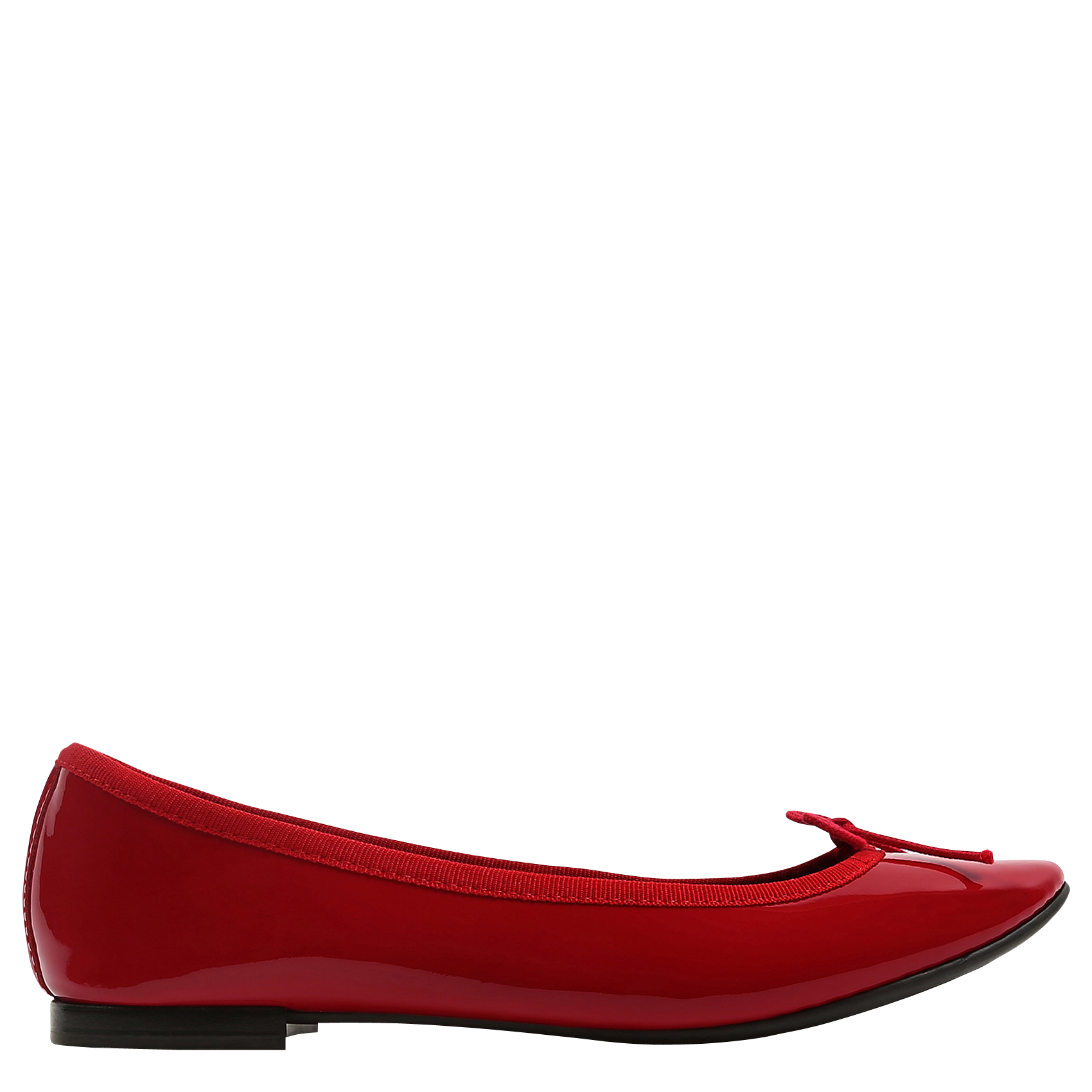CENDRILLON - Ballerines en cuir vernis | Rouge