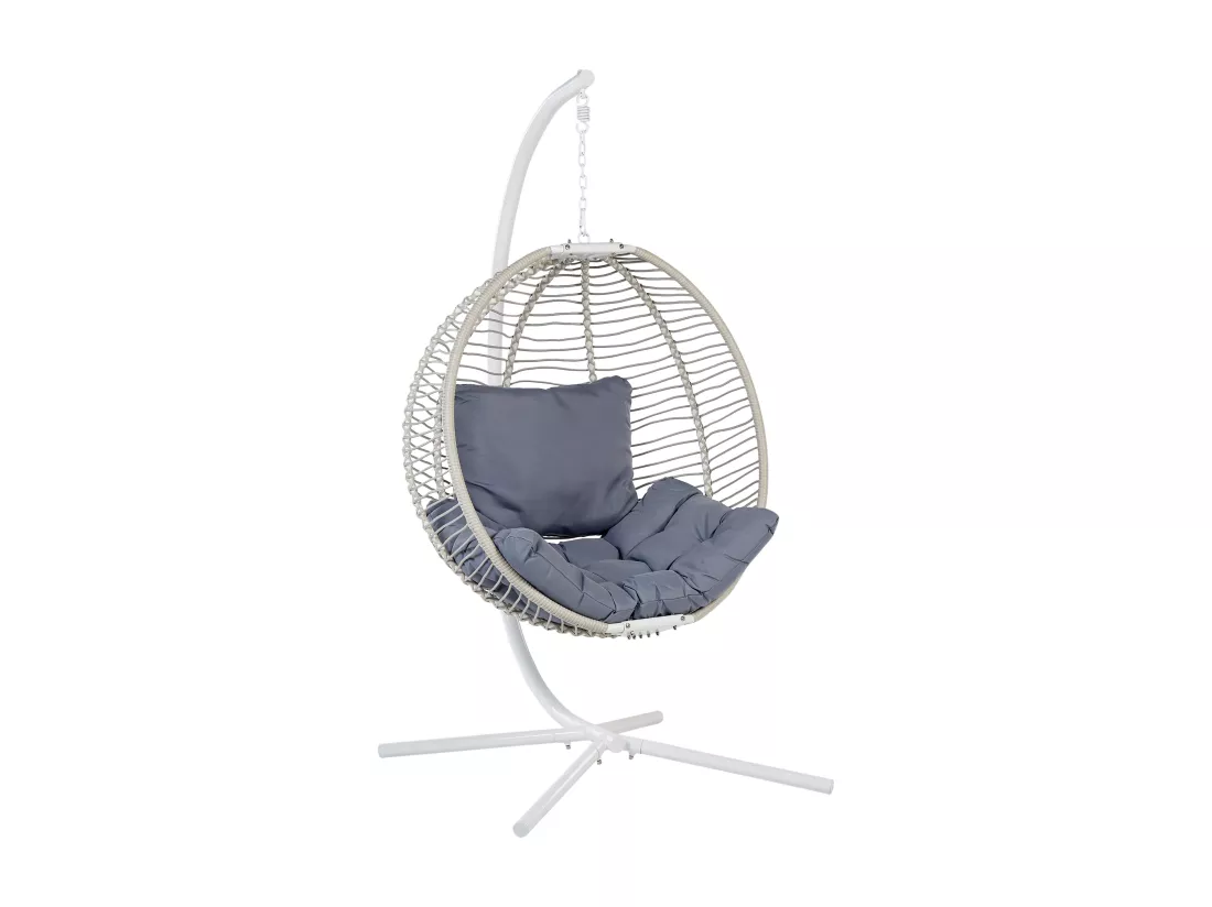 Fauteuil suspendu avec support ARCO Métal Blanc