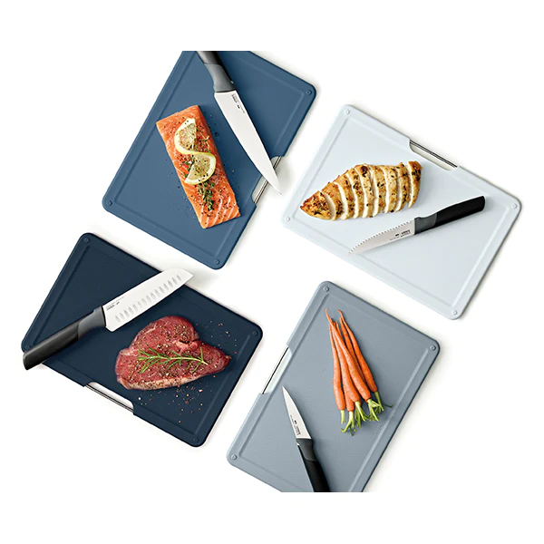Ensemble 4 couteaux et 4 planches Folio Plus Joseph Joseph