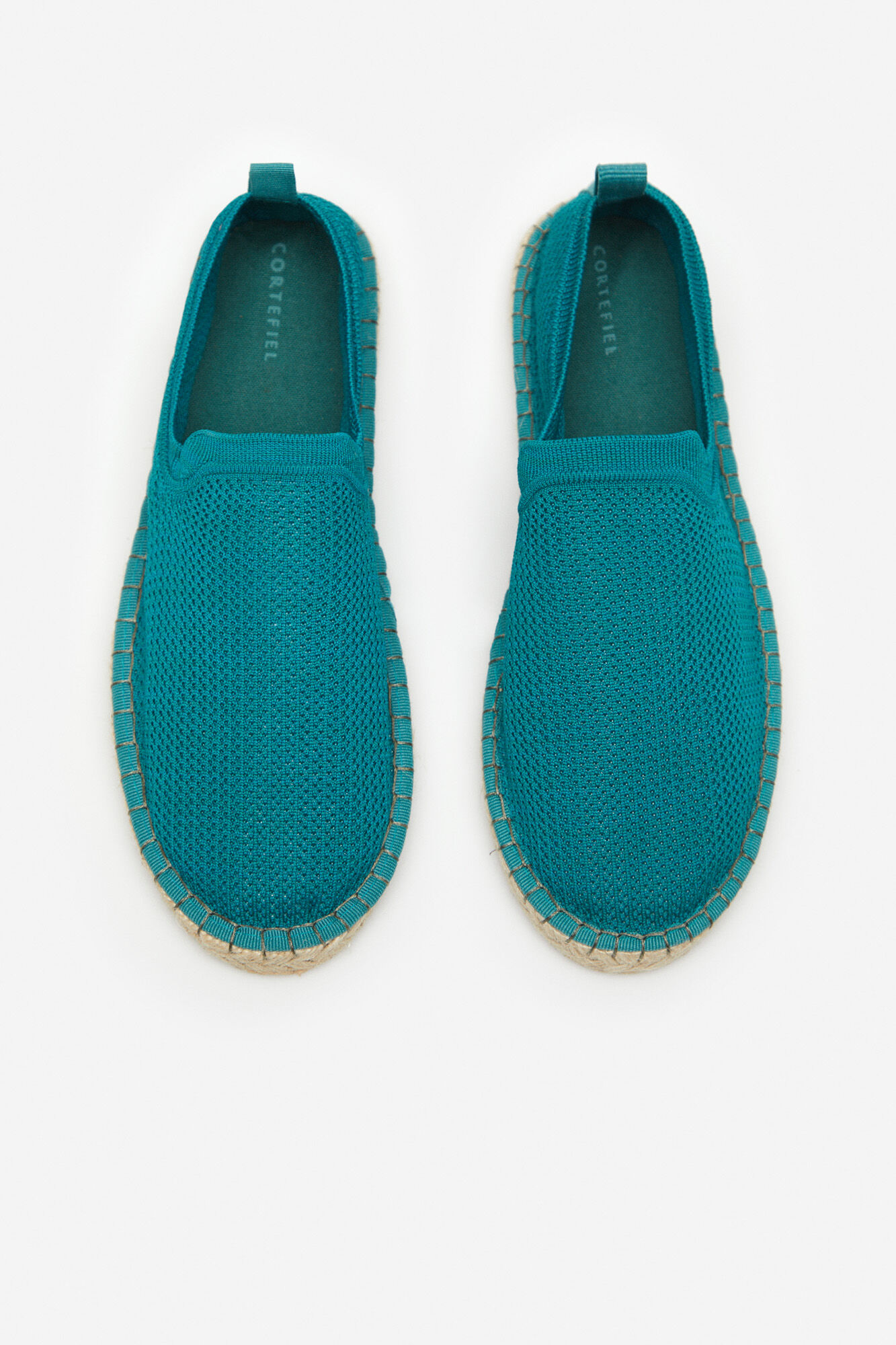 Pantufas de tecido elástico - Verde