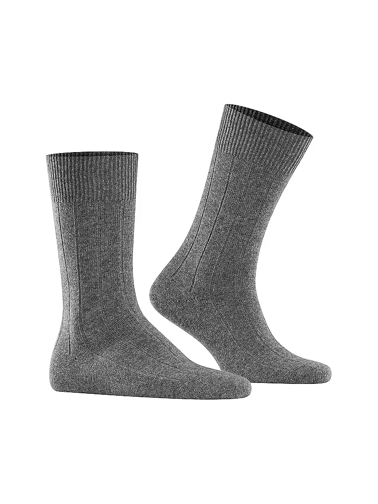 FALKE Socken LHASA light greymelange grau