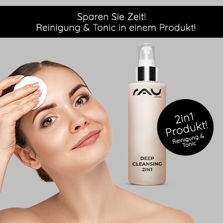 RAU Cosmetics Deep Cleansing 2in1 Reinigung und Tonic in einem gegen Pickel & Mitesser