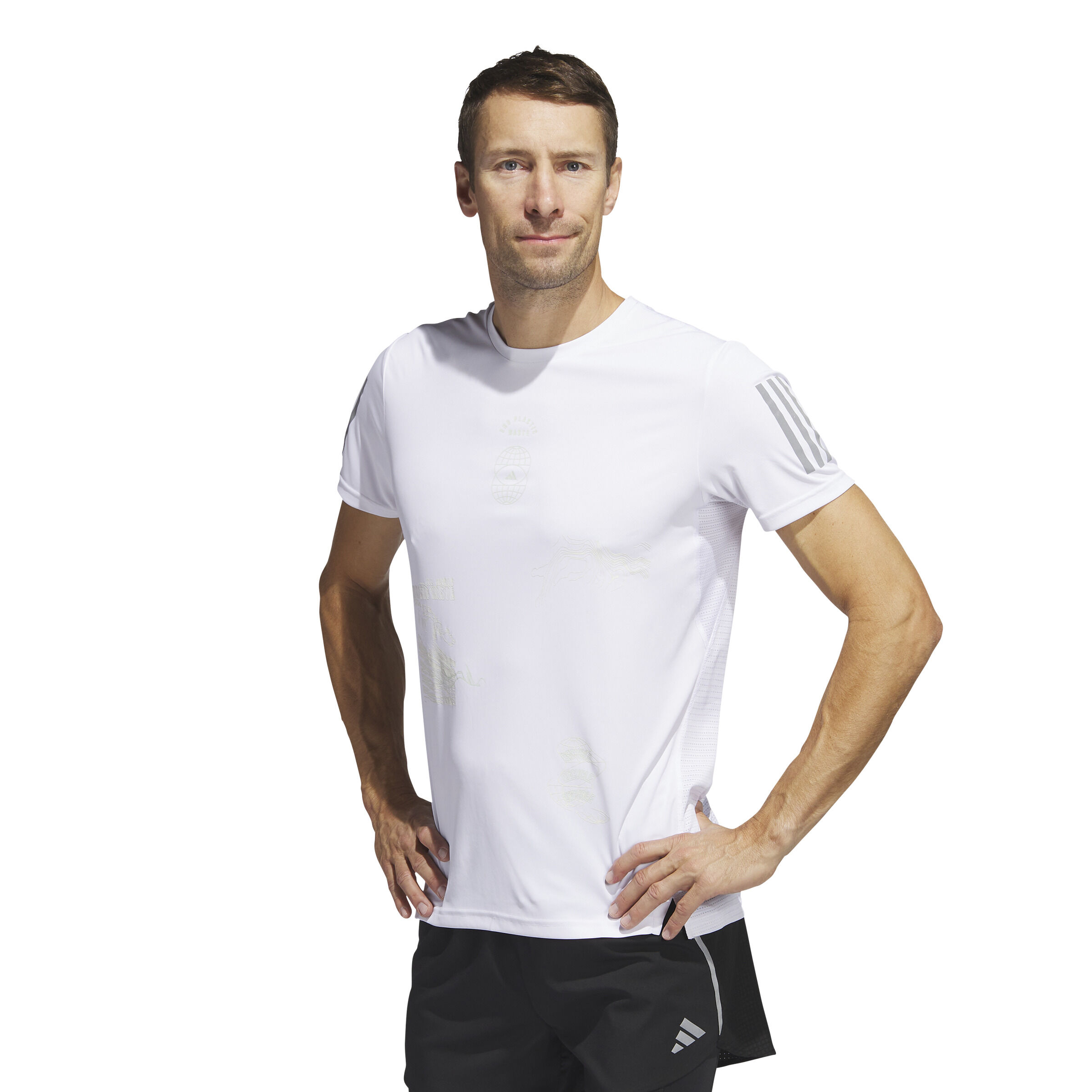 adidas RFTO Maillot De Course Hommes - Blanc
