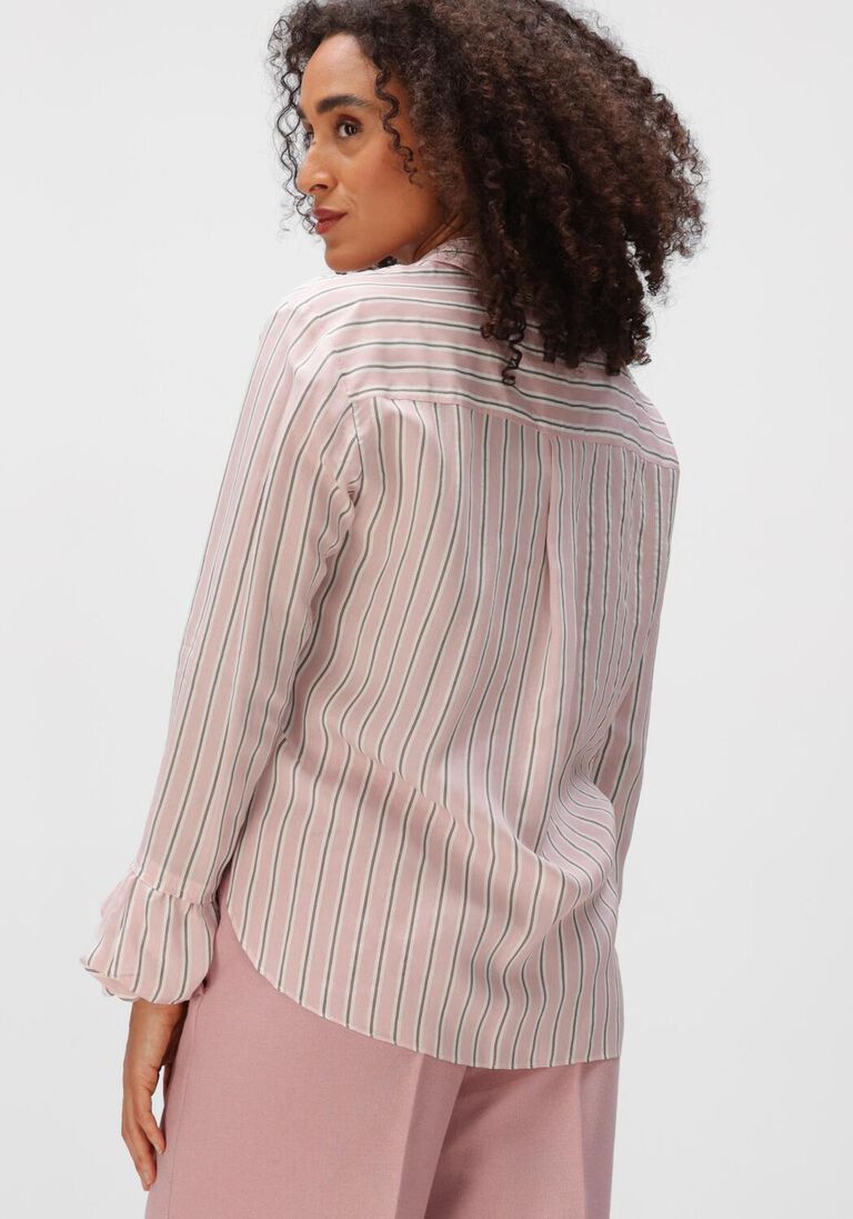 roze dorothee schumacher blouses striped ease blouse