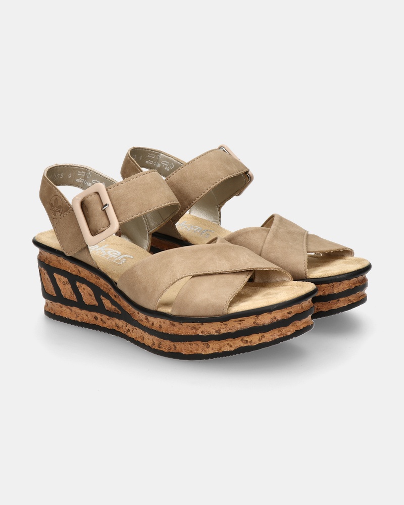Rieker Sleehak  - taupe
