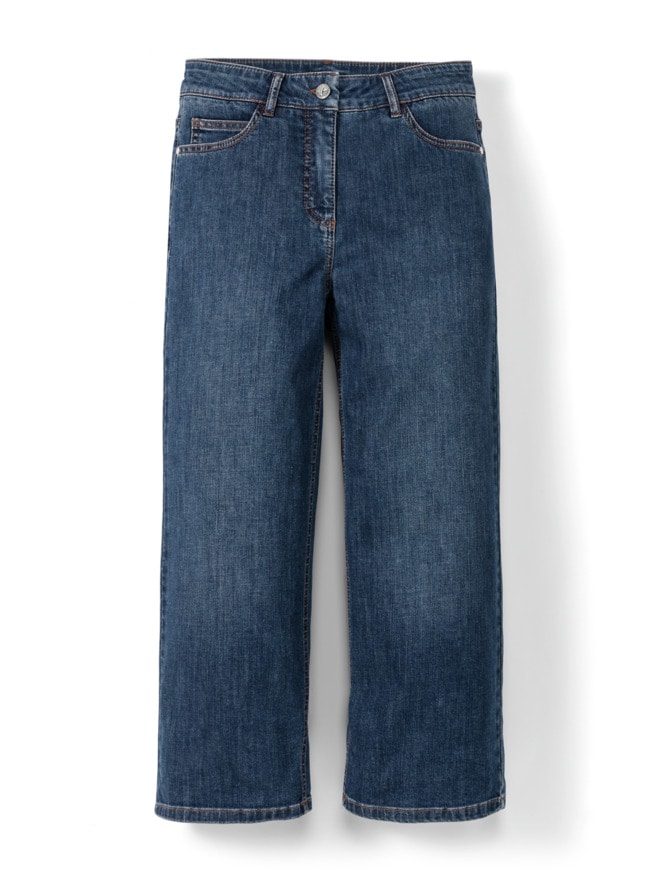 Ultraleicht-Jeans-Culotte