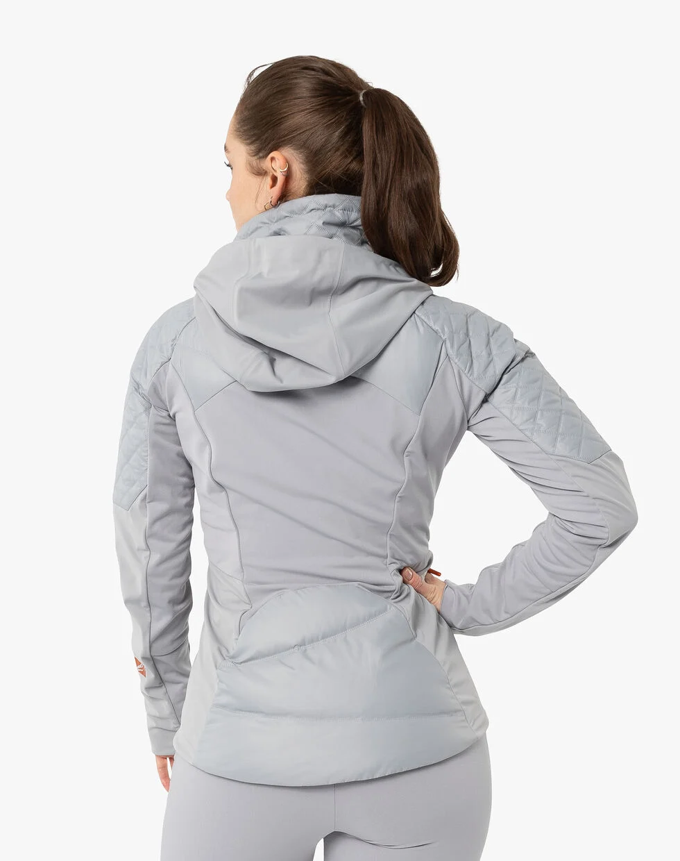 Advance Primaloft Down Jacket Dame Light Grey