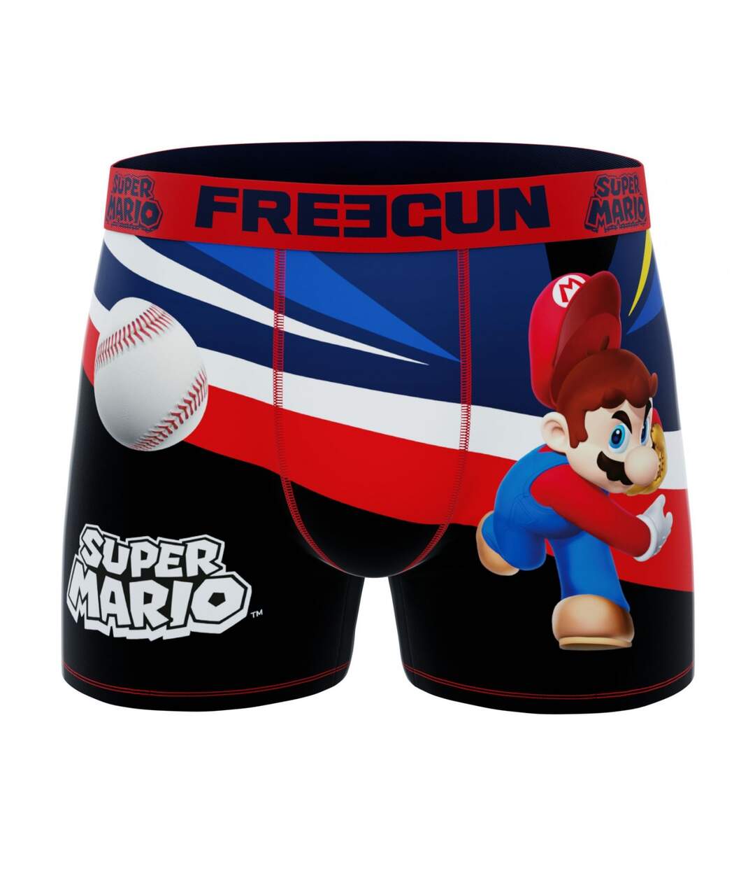 Boxer Homme Super Mario Bros, Caleçon Homme Mario, Luigi et Toad (Lot de 3)