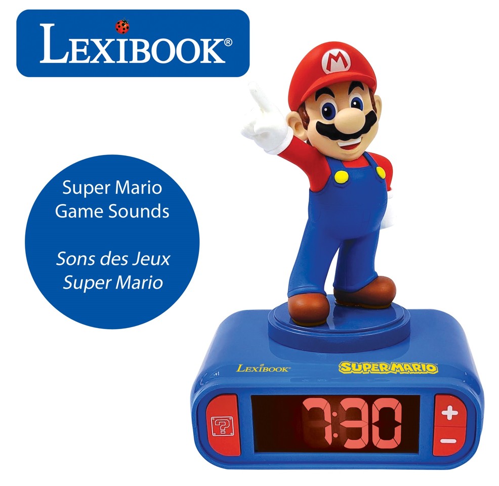 Lexibook - Super Mario - 3D Vækkeur