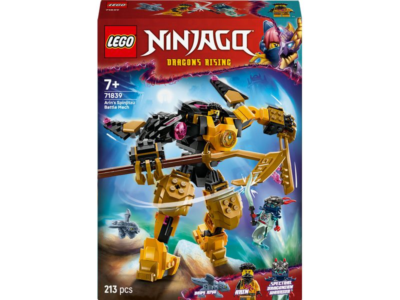 LEGO® Ninjago Arins Spinjitzumech 71839 Actionspielzeug für Kinder