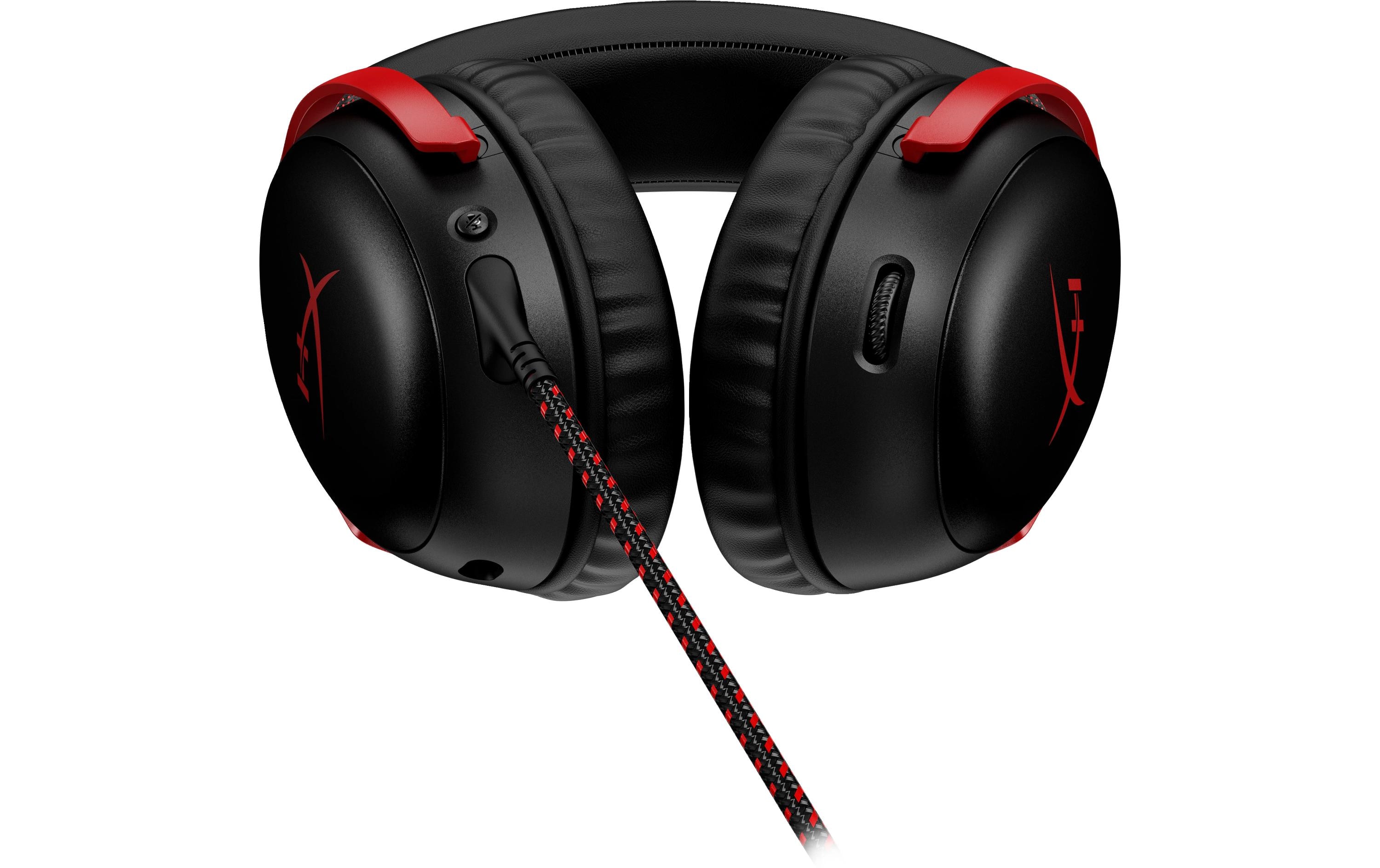 Headset Cloud III Rot/SchwarzKomfortables Gaming-Headset für PC und Spielkonsolen