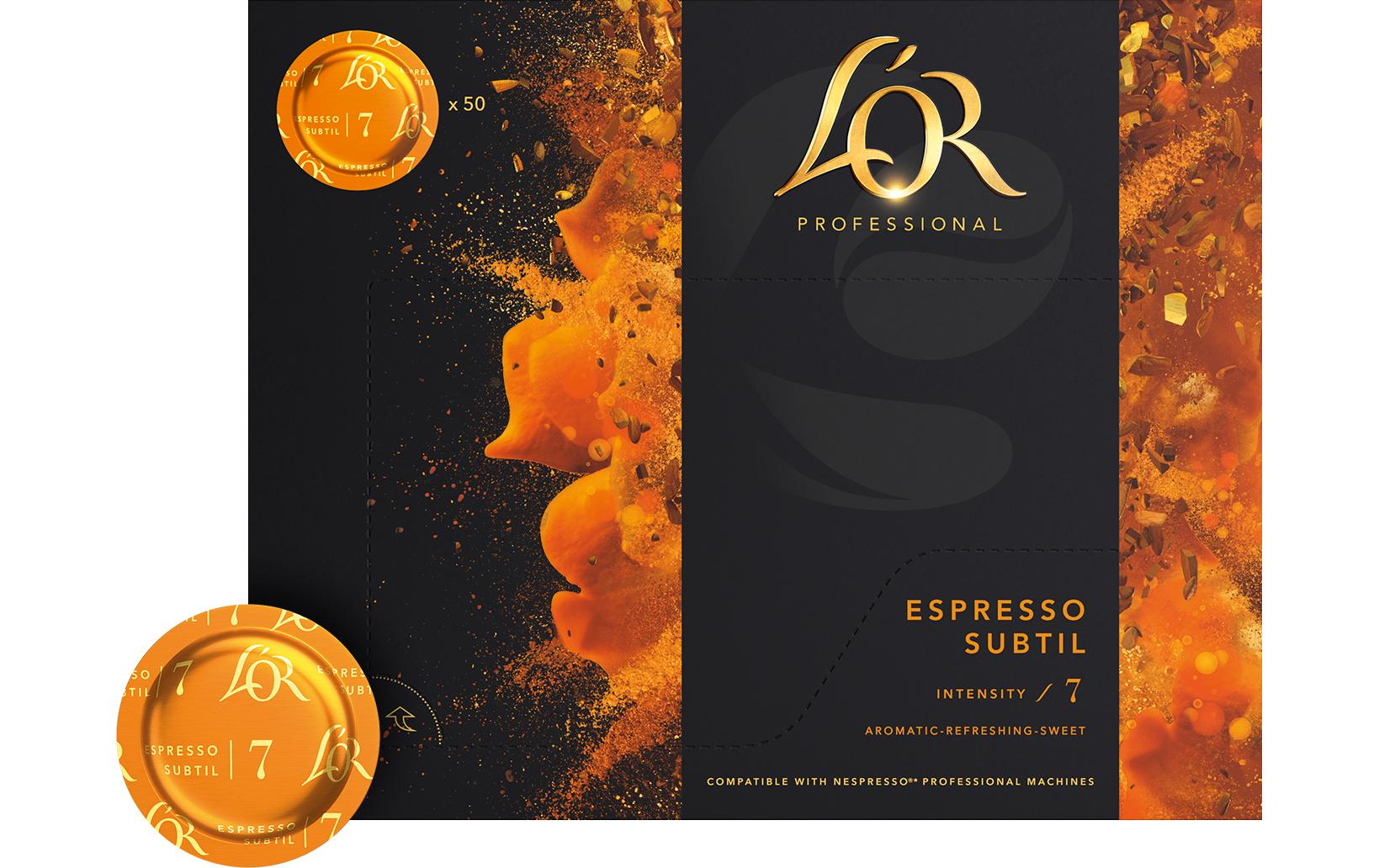 Professional Pads Espresso Subtil 7 50 StückKaffee-Discs für Nespresso Professional Pad Maschinen
