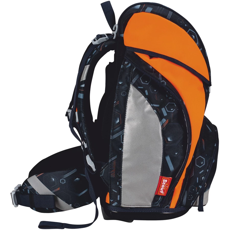 Scout Alpha DIN - Schulranzen Set 4 tlg. Space Data
