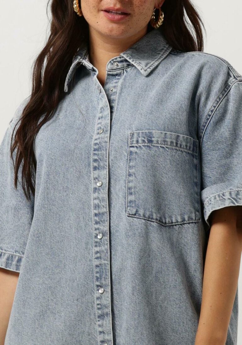 CATWALK JUNKIE blauwe catwalk junkie mini jurk dr biba