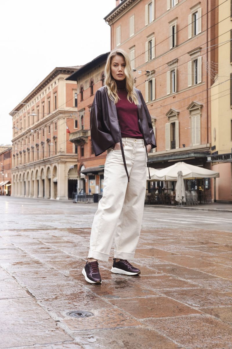Xsensible Chain Stretchwalker Sneakers Rood Dames