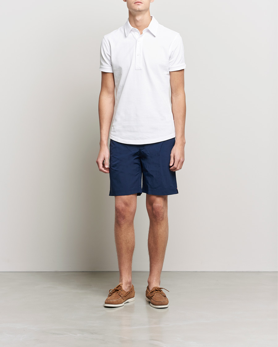 Orlebar Brown Dane III Long Leg Swim Shorts Navy