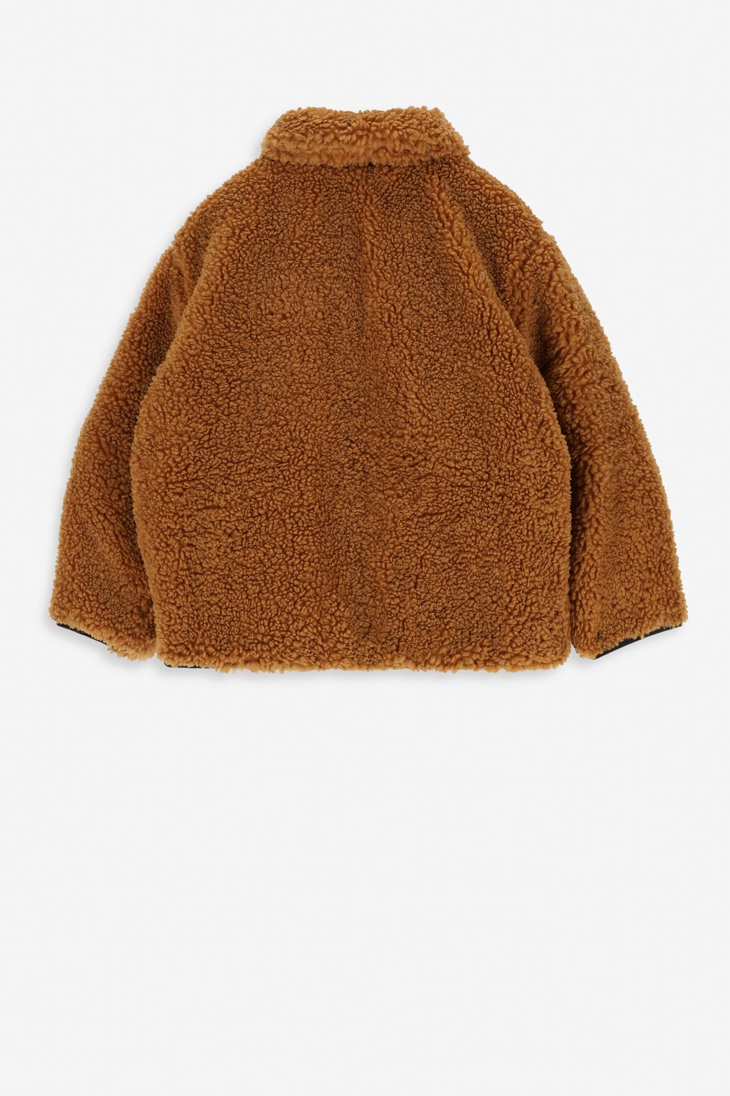 Colourblock reversible teddy jack