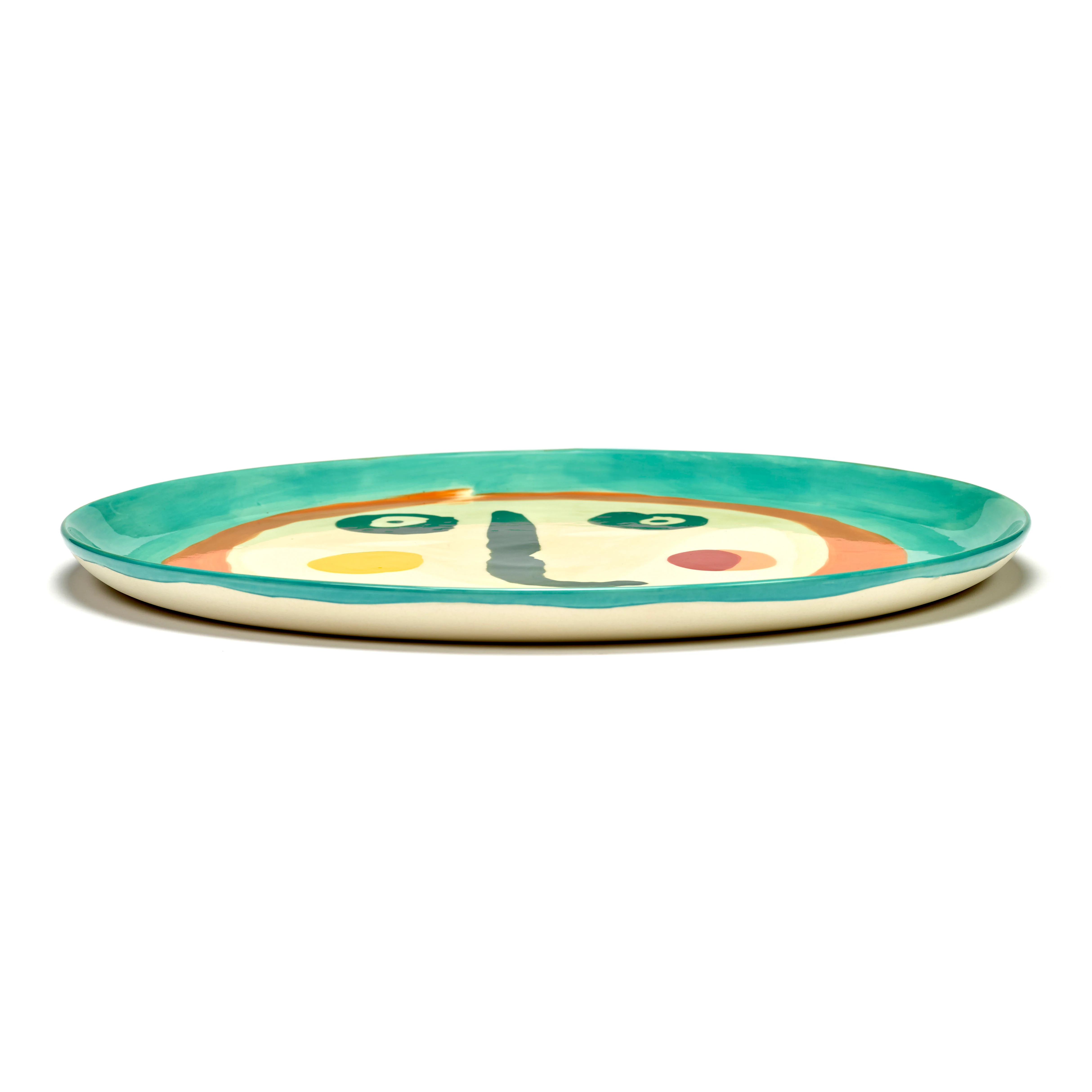 FEAST - Assiette de présentation céramique | Bleu