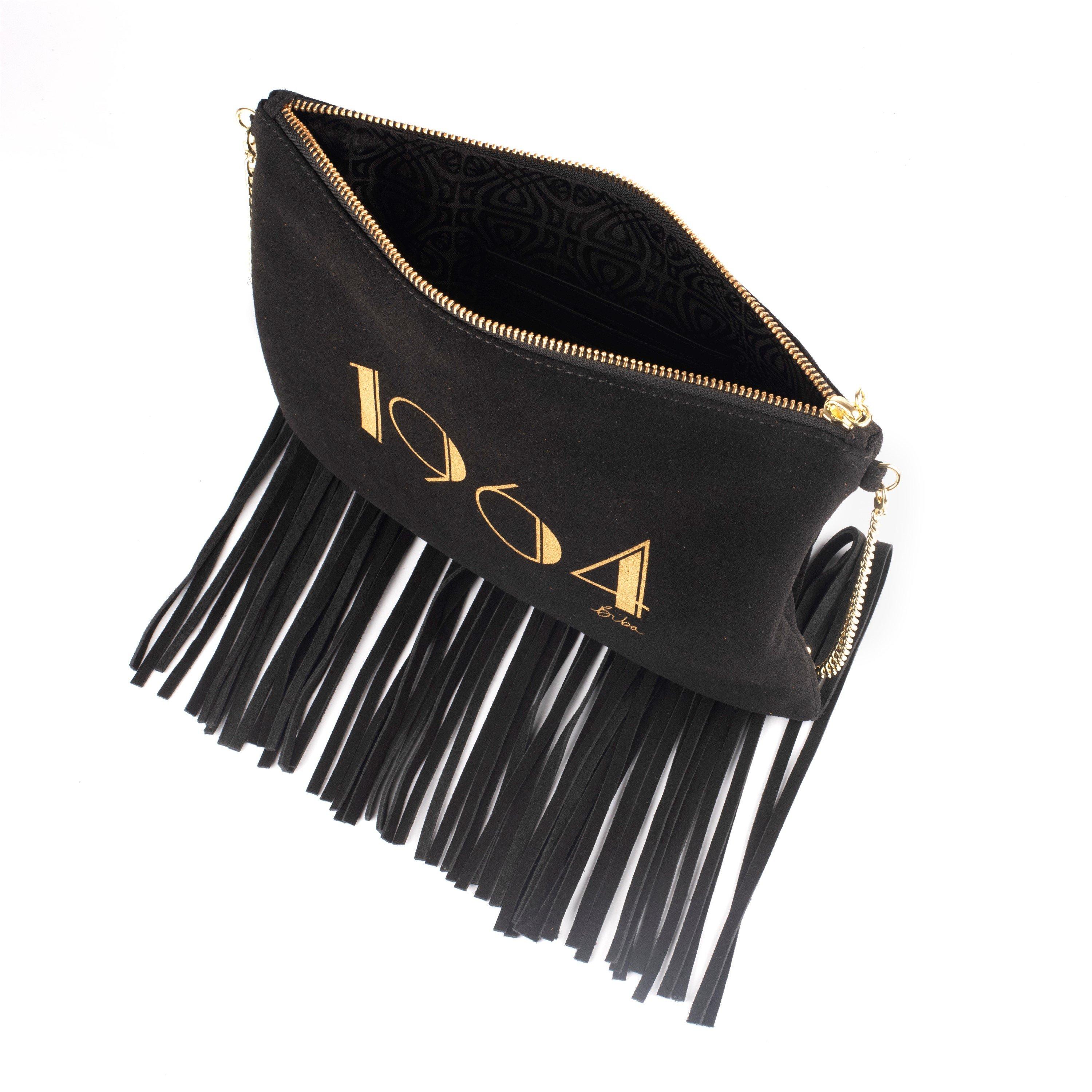 Biba Suede 1964 Fringe Pouch