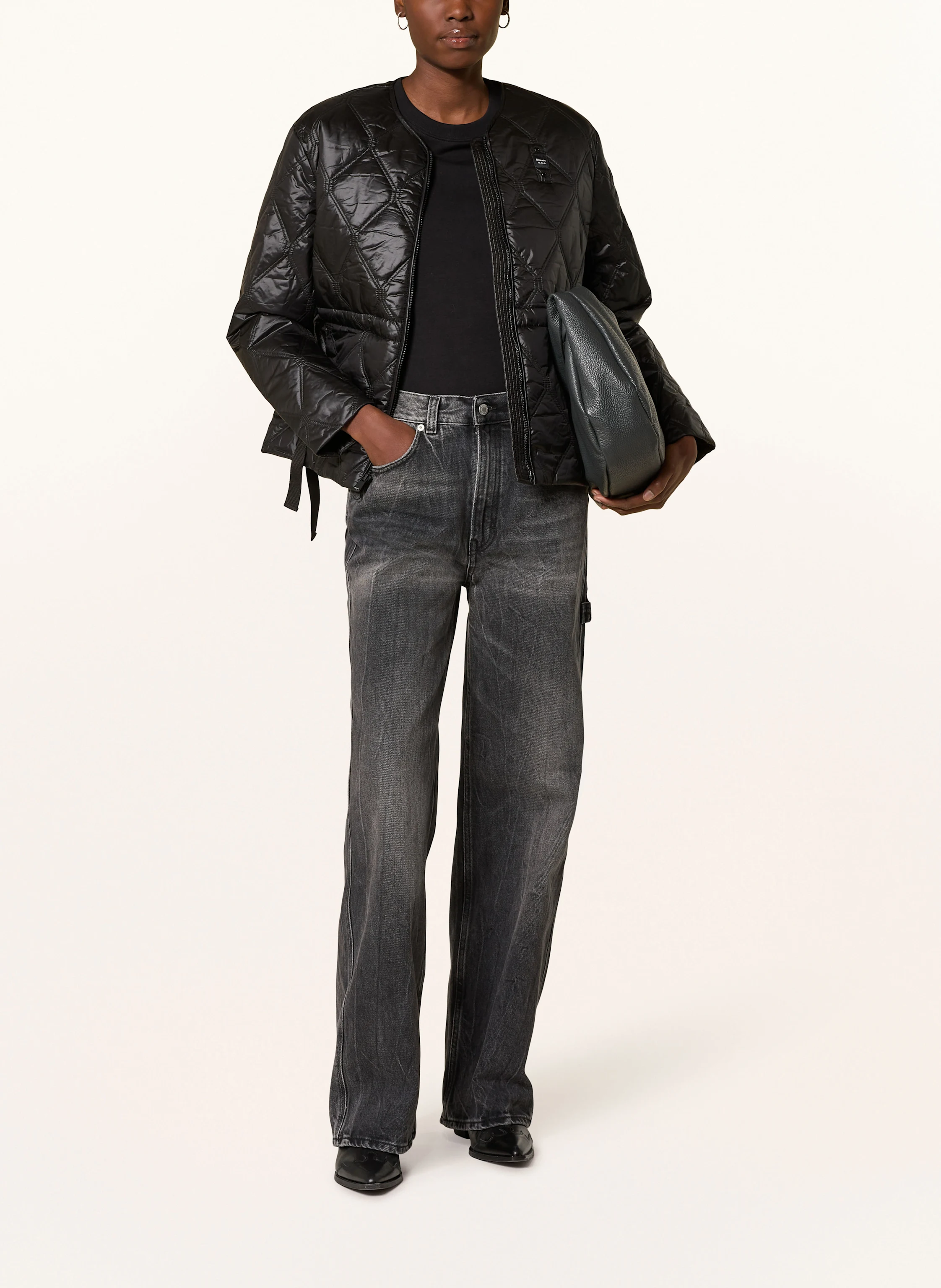 Blauer Steppjacke TAFT