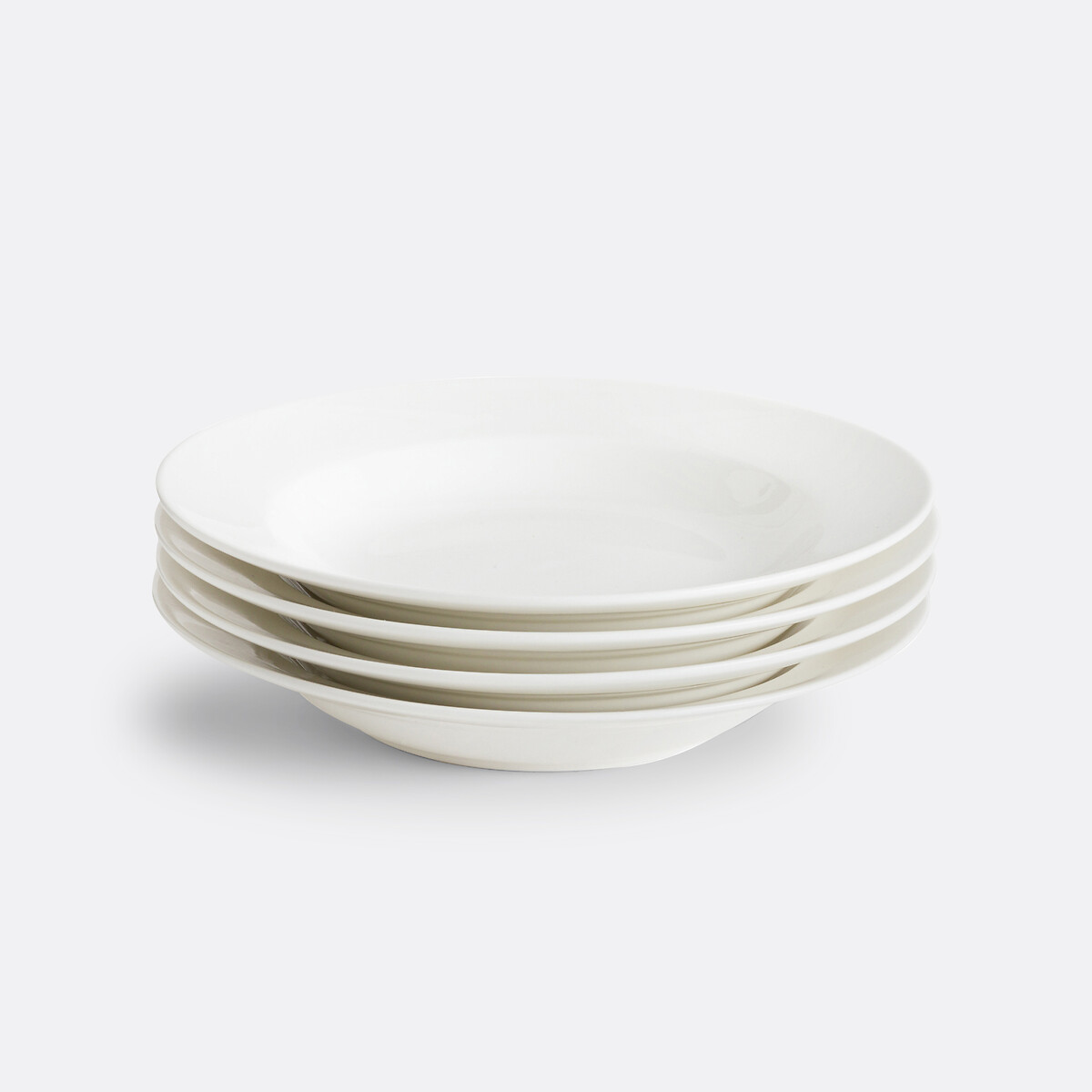 LA REDOUTE INTERIEURS<br>Conjunto de 4 pratos fundos em porcelana, Ginny