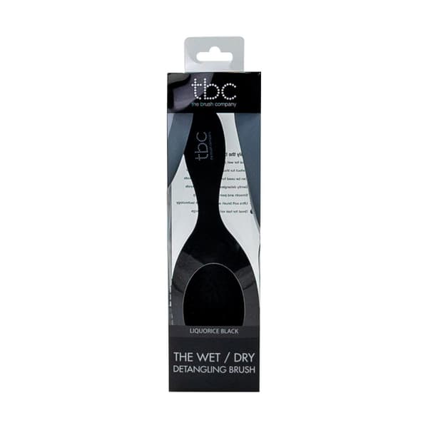TBC® The Wet & Dry Brush hårbørste - Svart