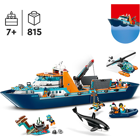 LEGO® City Polarudforskningsskib 60368