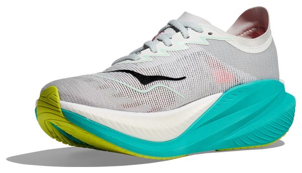 Chaussures Running Hoka Mach X 2 Blanc/Bleu Femme