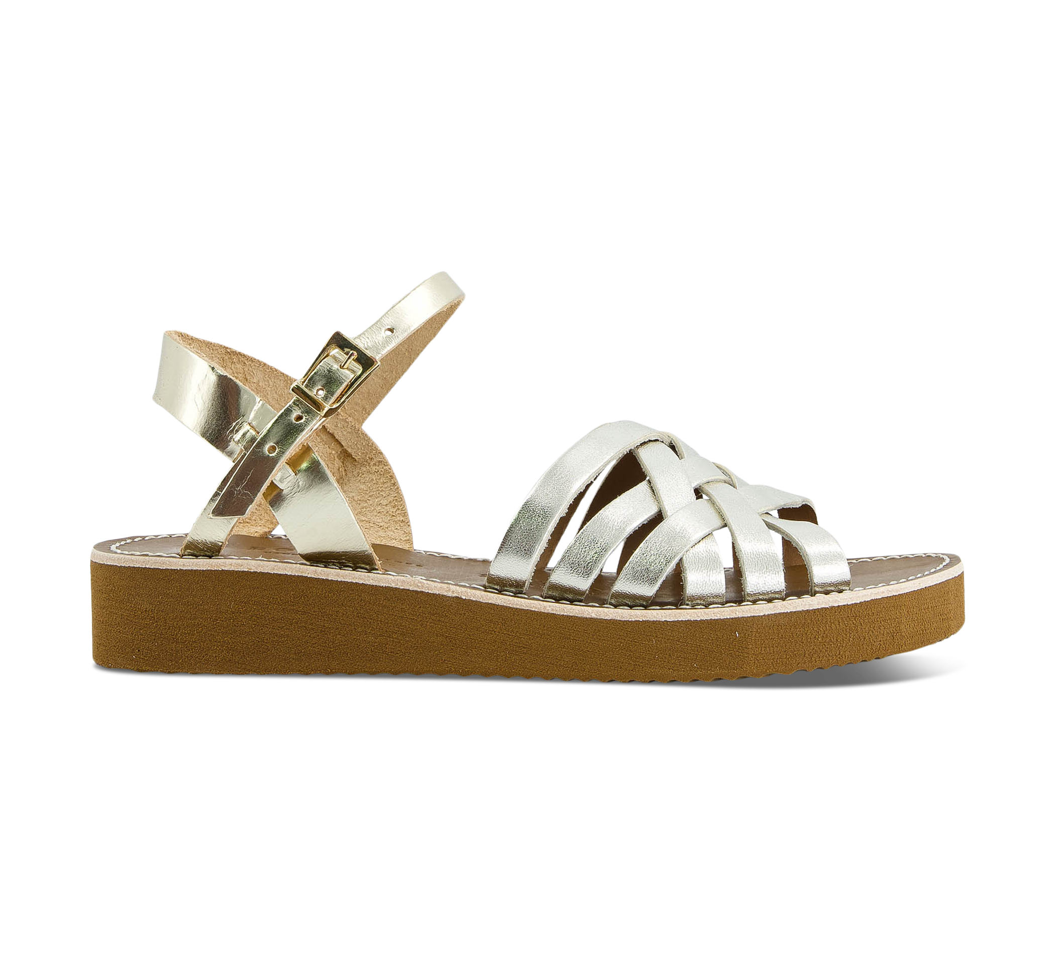 Bold Matters Riemchensandalen silber