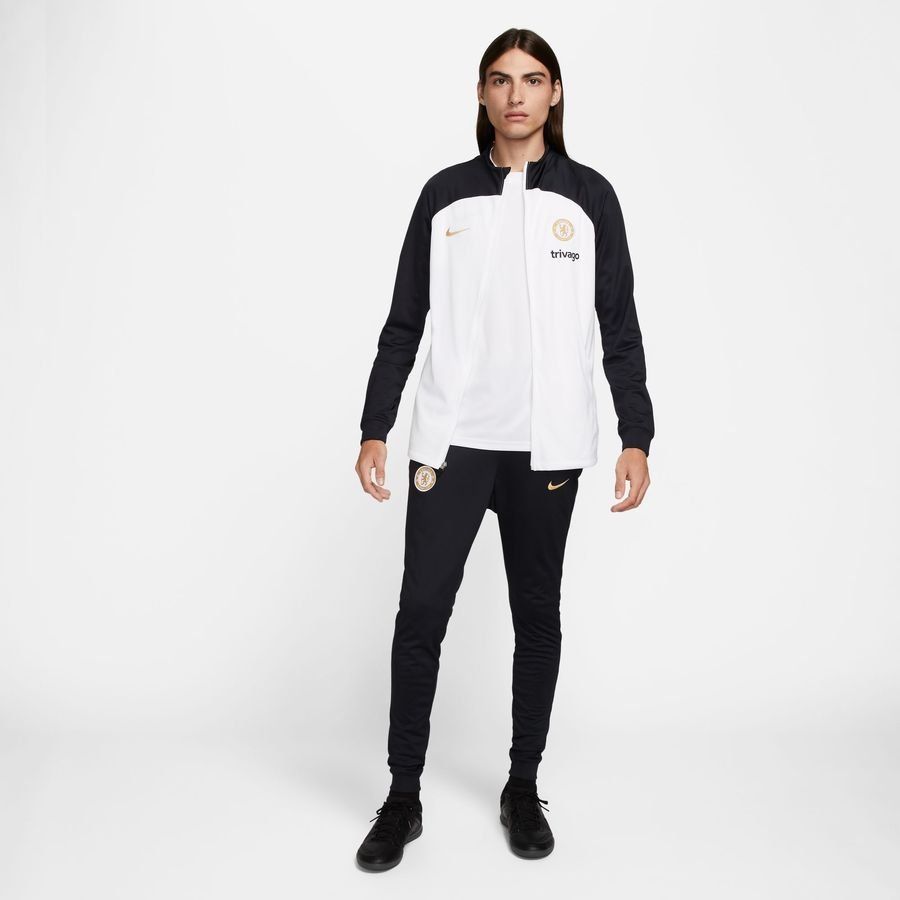 Chelsea Track Veste Dri-FIT Strike - Blanc/Bleu Marine/Or