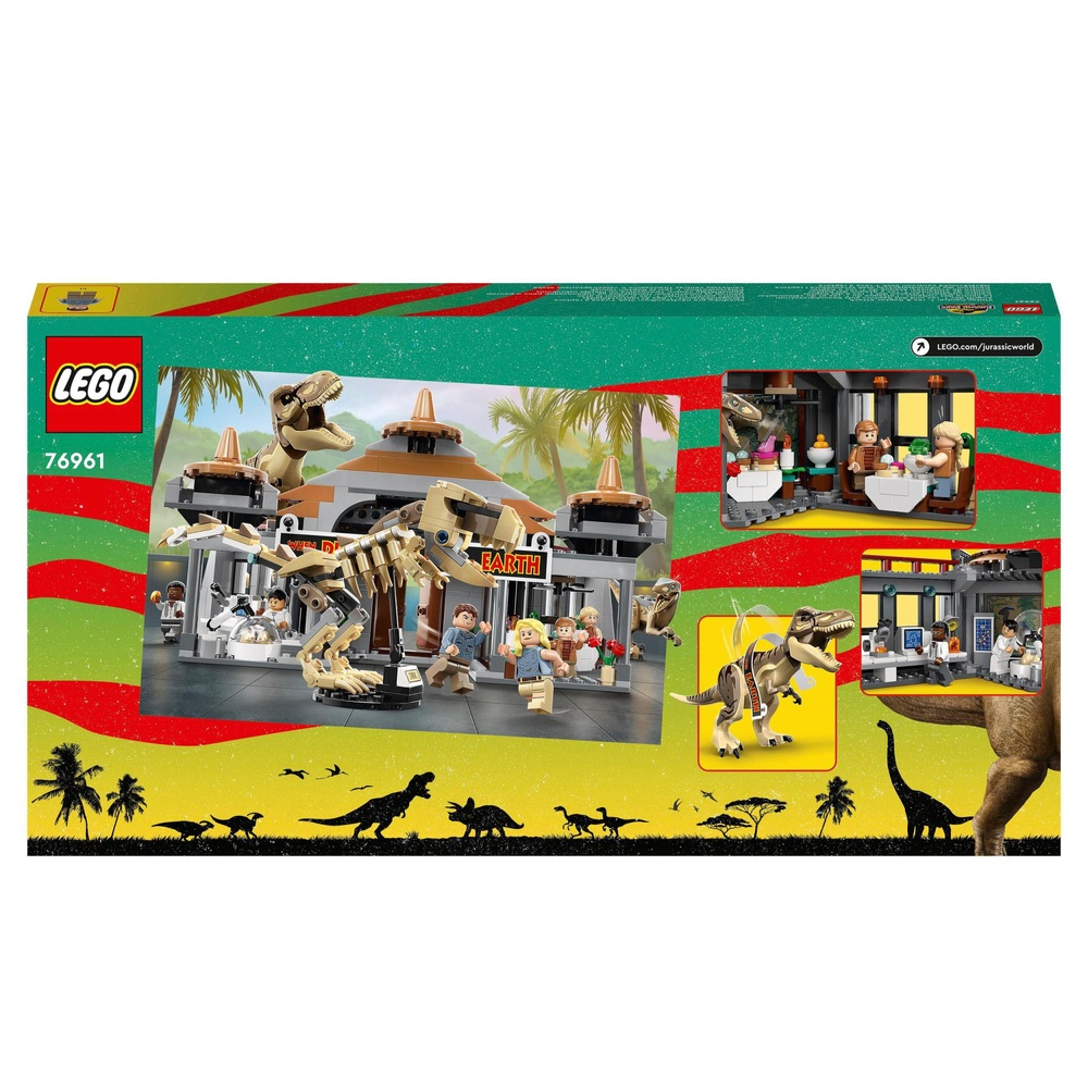 LEGO Jurassic Park 76961 Besucherzentrum: T. rex & Raptor greifen an – Jurassic World Set