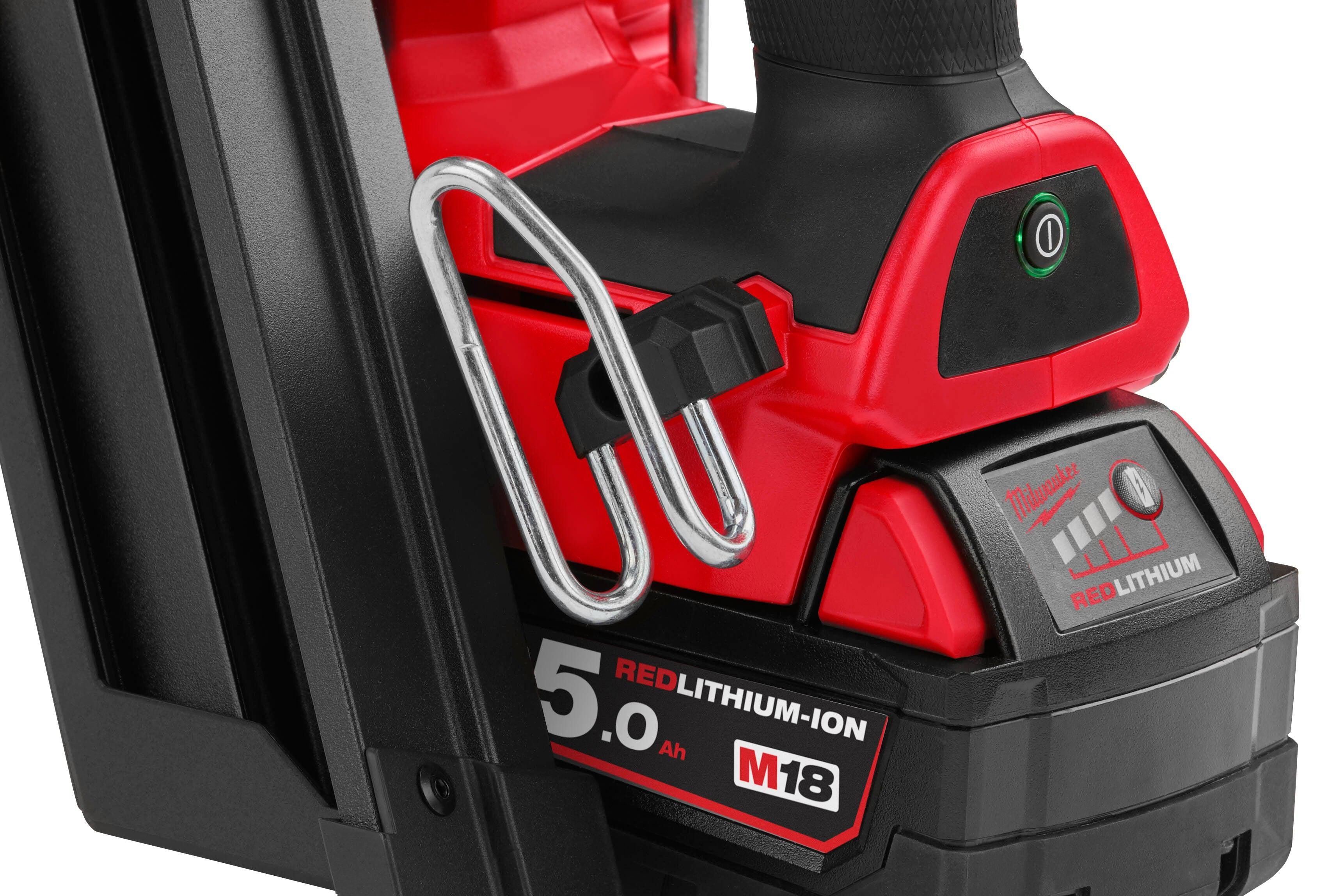 Milwaukee M18 FUEL™ FFNS-502C Accu Constructie Tacker enkelschot 18V 5.0Ah in koffer - 4933478302